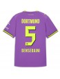 Moški Nogometna dresi replika Borussia Dortmund Ramy Bensebaini #5 Tretji 2026-27 Kratek rokav